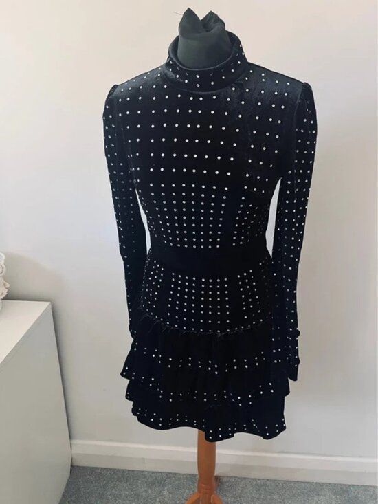 Dresses & Skirts - Motf velvet dress size S